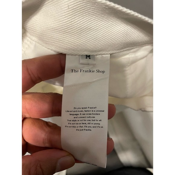 The Frankie Shop - DREW DENIM PANTS / White / NWOT - Picture 7 of 8